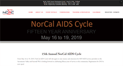Desktop Screenshot of norcalaidscycle.org