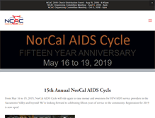 Tablet Screenshot of norcalaidscycle.org